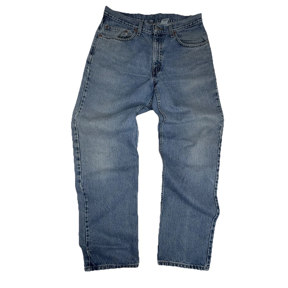 Vintage Levis 550 Relaxed Fit Jeans Sz 34x32 Natural Fading Baggy Y2K Vtg 2000